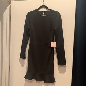 REVOLVE Superdown long sleeve black dress. Size large. NEW